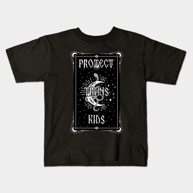 Protect Trans Kids #3 Kids T-Shirt by Death Is Art